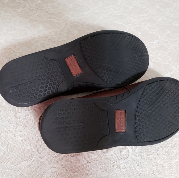 Mens Brown Leather Dockers Loafers - Picture 5 of 6